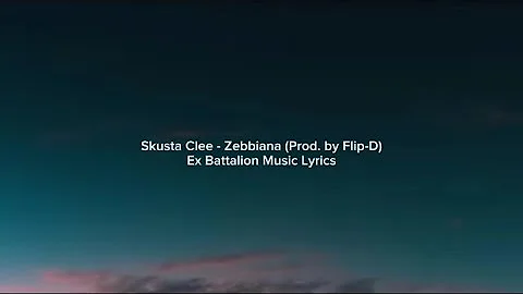 Skusta Clee - Zebbiana (Prod. by Flip-D) (slowed + reverb w/ lyrics) | Ex Battalion Music Lyrics