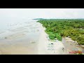 Aerial view of beaches in Carles, Iloilo