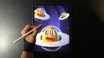 Drawing Aliens in Procreate