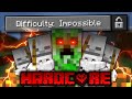 I Beat HARDCORE Minecraft on IMPOSSIBLE DIFFICULTY! (very scary)