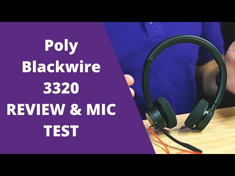 Poly Blackwire 3320 Review and Mic Test