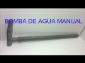 BOMBA AGUA CASERA, bomba de agua manual con tubos de pvc.