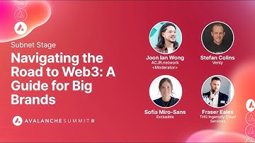 Navigating the Road to Web3: A Guide for Big Brands I Avalanche Summit II