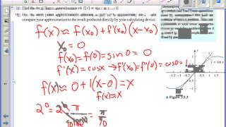 AP Calculus 3-5 Local Linear Approximation; Differentials