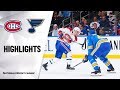 NHL Highlights | Canadiens @ Blues 10/19/19