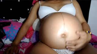 Pregnant Latina Belly