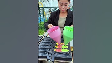 Original video #Daily life #My street vending diary A talented chef! Skewer cake | Gold coin cake #