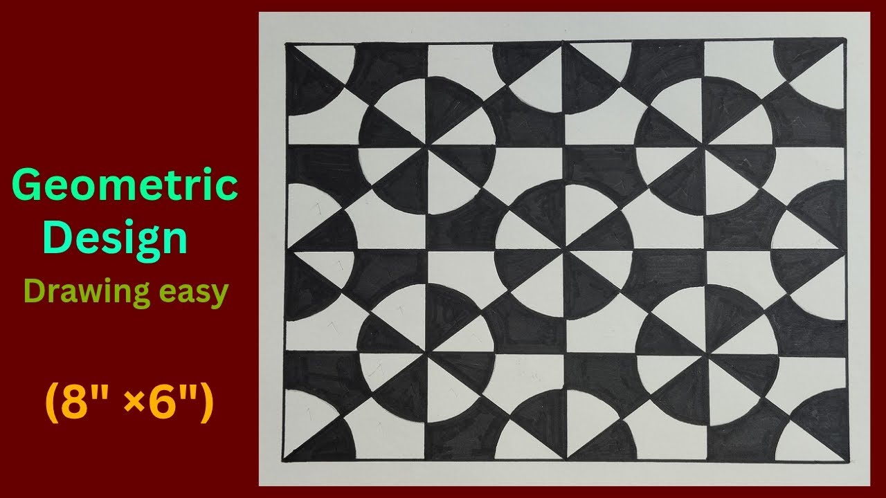 geometric design drawing easy |  Geometric patterns drawing