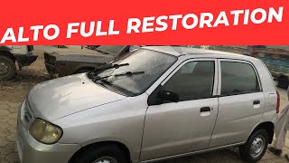 Suzuki alto restoration || alto denting and painting | #alto