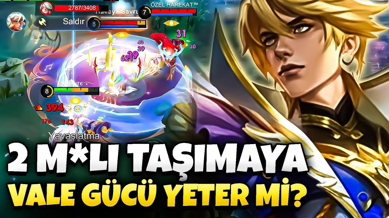 BU M*LLARI TAŞIMAK İÇİN ELİNDEN GELENİ YAPAN VALE! - Mobile Legends