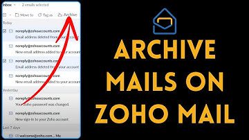 How to Archive Mails on Zoho Mail 2024?