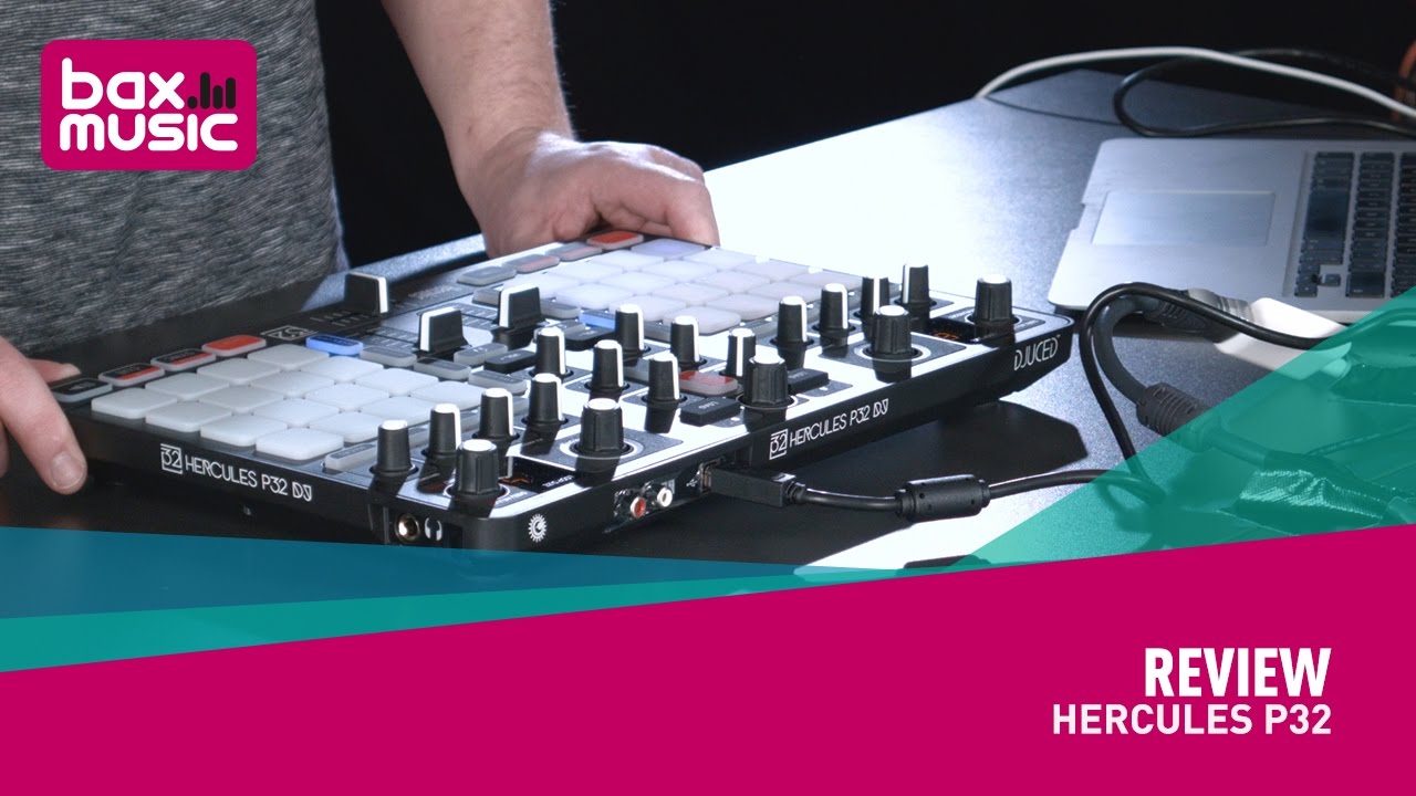 Hercules P32 DJ performance DJ controller Review | Bax Music - YouTube
