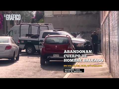 Arrojan a embolsado en calles de Iztapalapa