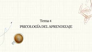 Tema 4 aprendizaje UNED