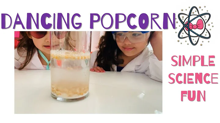 Dancing popcorn kernels - Science experiment for little children