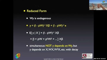 Applied Spatial Regression Analysis - Lecture: Spatial Regression Specifications