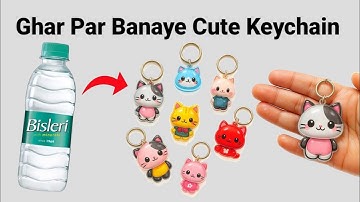 How to make Keychain for Waste Meterial/DIY Gift Keychain/bts Keychain/Cute Keychain/keychain Make