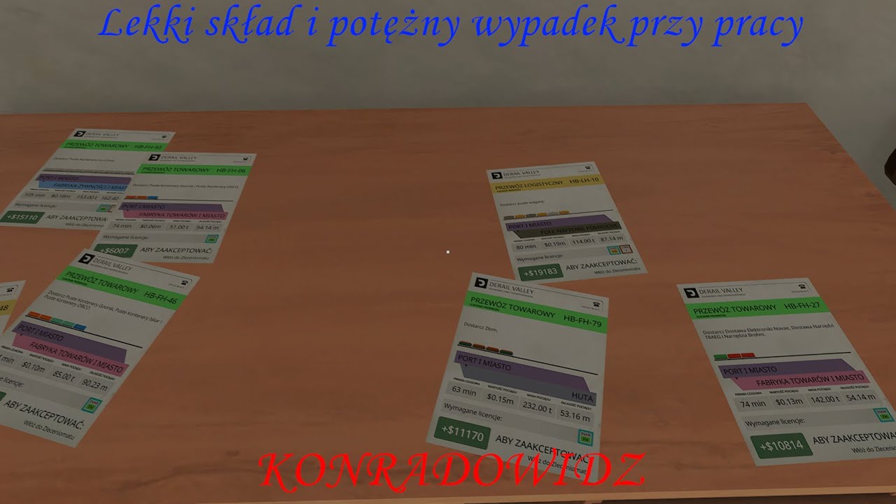 Derail Valley #28 Test nowej lokomotywy z lekkim składem i poważny wypadek przy pracy (cz.3/3)