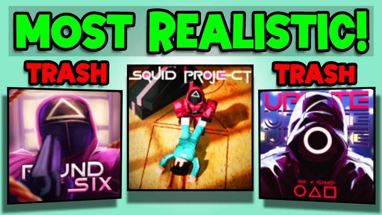 Rating Most REALISTIC Squid Games on Roblox