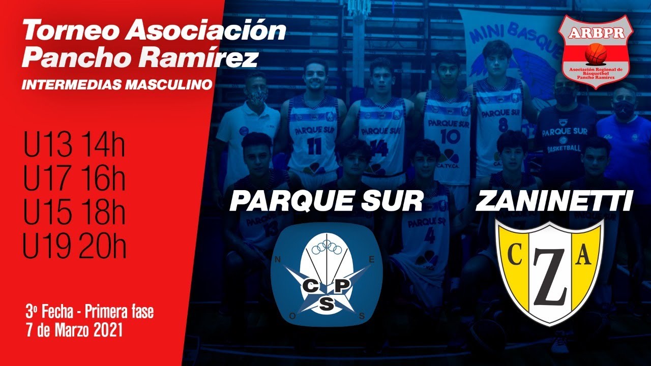 Parque Sur vs. Zaninetti - Torneo Asociativo Masculino