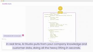 AI Studio by EverAfter | Easily create customer facing experience based on your data and brand.