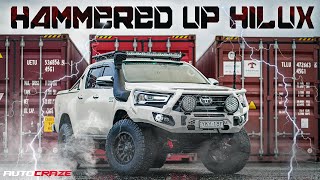 HAMMERED UP HILUX // TOYOTA HILUX BUILD! | QUALITY 4x4 WHEEL AND TYRE PACAKGES & 4X4 ACCESSORIES