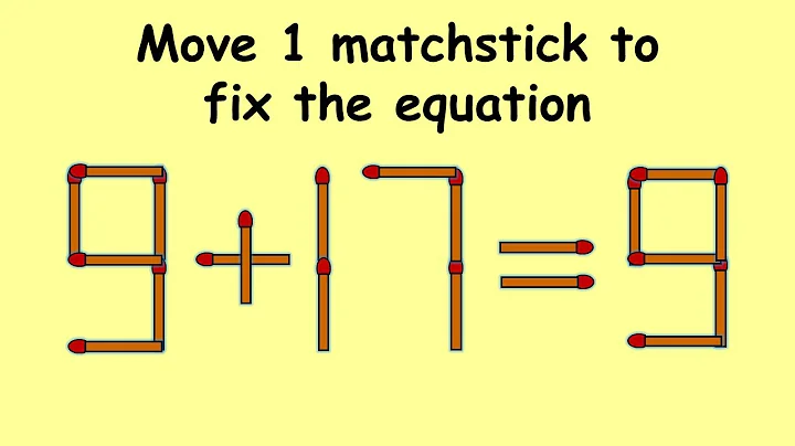 11-11=8 Turn this wrong equation into correct | Match stick puzzle #197 | Puzzles with Answer