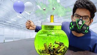 Will This Poisonous Gas Make Balloons Fly ? ज़हरीली गैस से गुब्बारे उड़ेगी ? | Yes or No