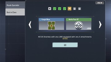 Kill 25 Enemies with any LMG equipped with any 5 attachments (0/25)