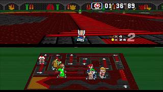 Super ZSNES v0.230 / Super Mario Kart: Mario Kart SX / 150cc / SNES