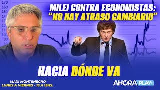 MILEI CONTRA ECONOMISTAS: 'NO HAY ATRASO CAMBIARIO'. HACIA DÓNDE VA  #maximediodia