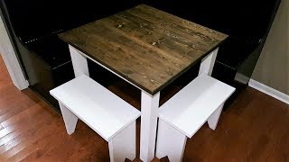 Please Subscribe, like, and comment It only takes a second and it help me a ton!!! Here is a small farmhouse table build The table is 