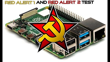 RED ALERT 1 & 2 TEST on RPI 4 - NOT A GAMEPLAY, I DONT KNOW IT, ALSO, DONT LIKE THIS GAME :)