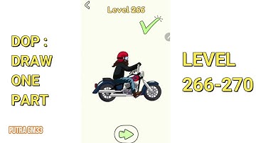 DOP: Draw One Part level 266 267 268 269 270 Walkthrough Solutions