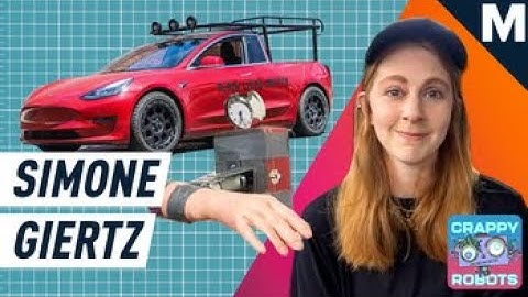 Simone Giertz Used to Make Useless Inventions, Then She Made A Cybertruck Before Tesla | Mashable