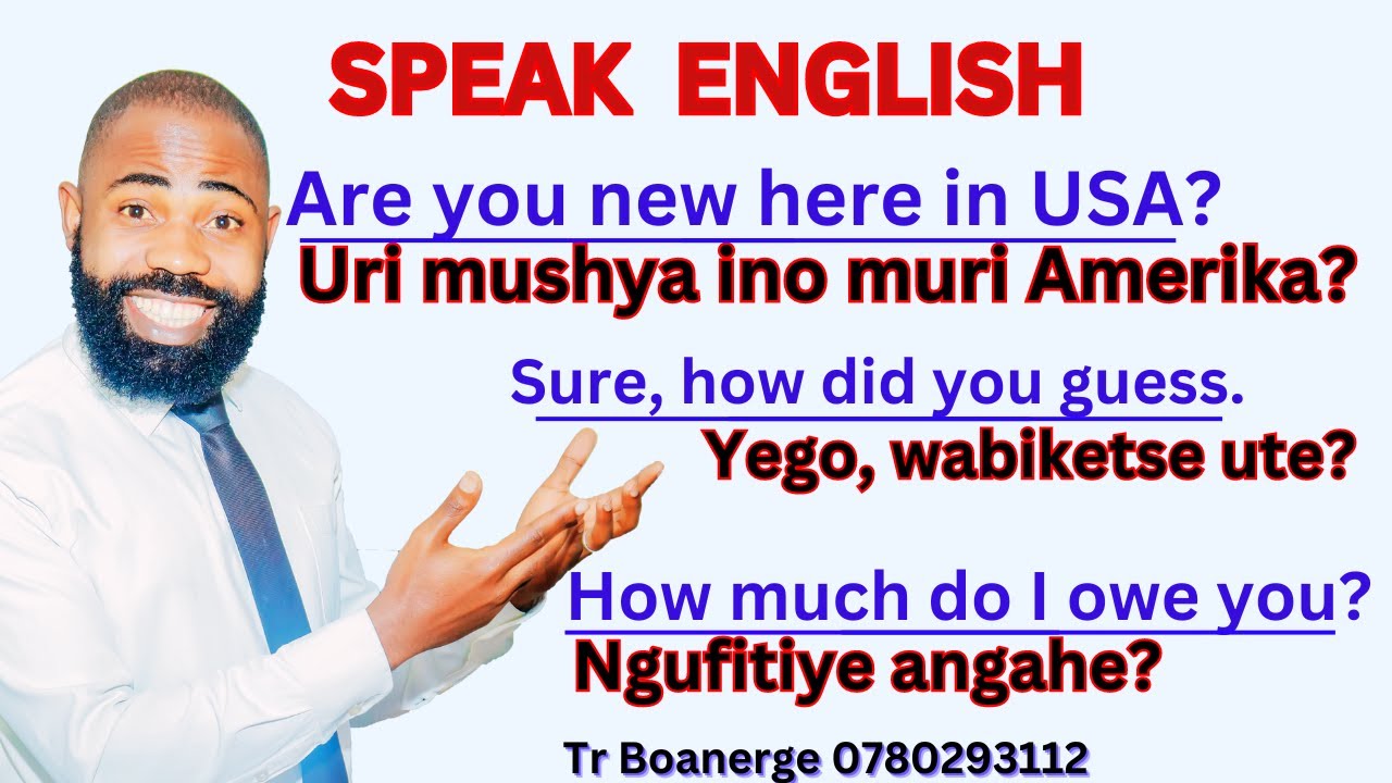 🛑L338: IGA KUVUGA ICYONGEREZA, IBIBAZO N'IBISUBIZO BY'ICYONGEREZA MU KINYARWANDA