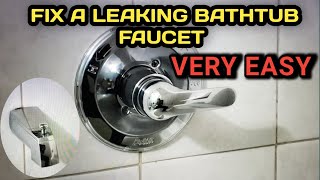 How to Fix Leaking Bathtub Faucet