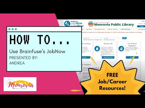 How to Use Brainfuse&rsquo;s JobNow