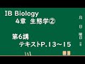 IB 4章　生態学②第6講