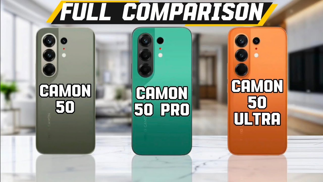 Tecno Camon 50 vs Tecno Camon Pro vs Tecno Camon 50 ultra || Which one is best 🤔?