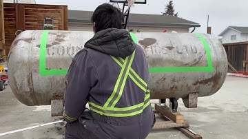 250 gallons reverse flow smoker diy  build (part 1)