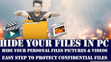HOW TO HIDE FILES AND FOLDERS IN PC IN NEPALI / HIDE PERSONAL FILES, VIDEOS, PICTURES IN YOUR LAPTOP