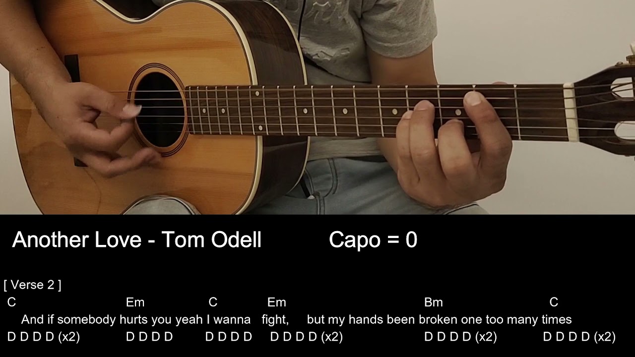 Tom Odell – Another Love EASY Guitar Tutorial With Chords / Lyrics 