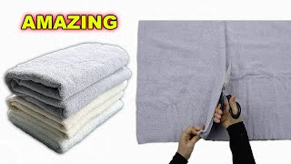 I Bought 3 Cheap Towels and Look What I Cut Up Towels For!