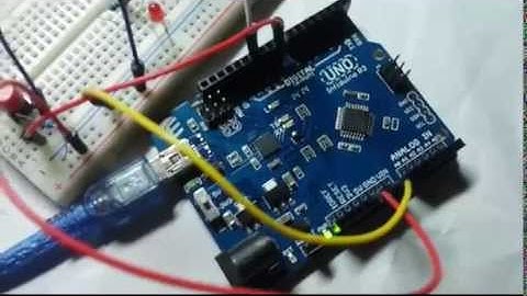 Change Brightness of LED with push button.