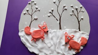DIY ideas made of light plasticine. Foxes 🦊🦊 by Simple drawings 382 views 4 months ago 2 minutes, 51 seconds