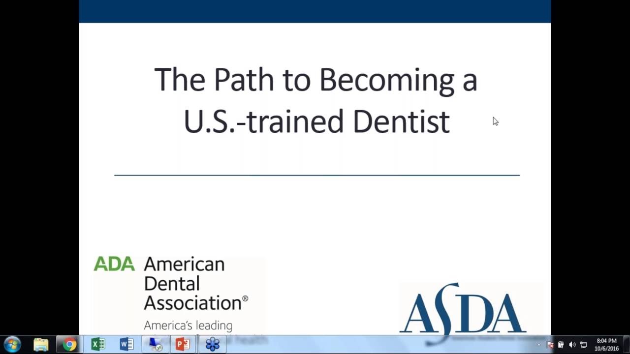 How To Become A Dentist In The Us