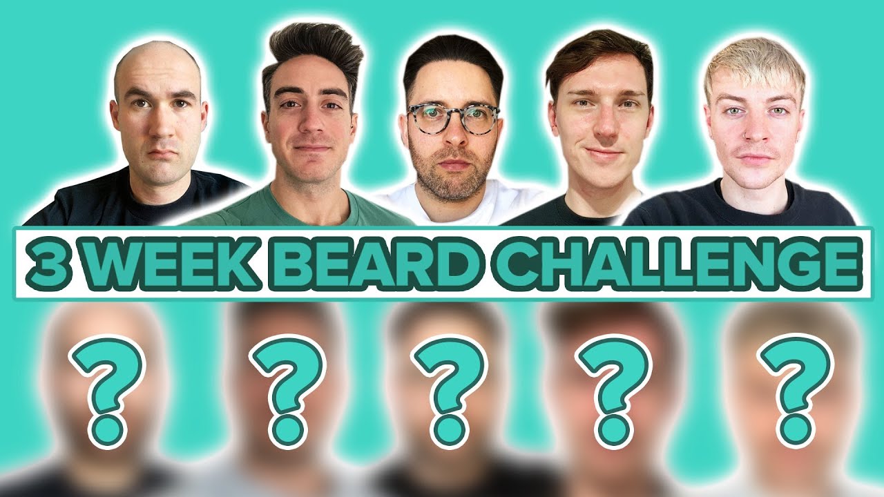 Guys Try To Grow Beards In 3 Weeks - YouTube