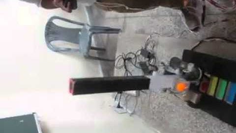 Pole climbing robot by risc ppimt