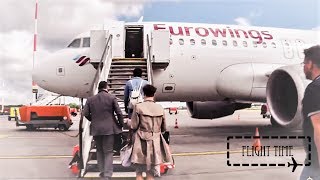 FLIGHT REPORT | Eurowings operated by airberlin! | Airbus A319 | Hamburg to Düsseldorf | Basic fare